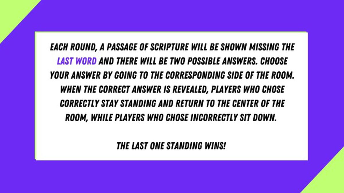 Last Word Bible Trivia image number null